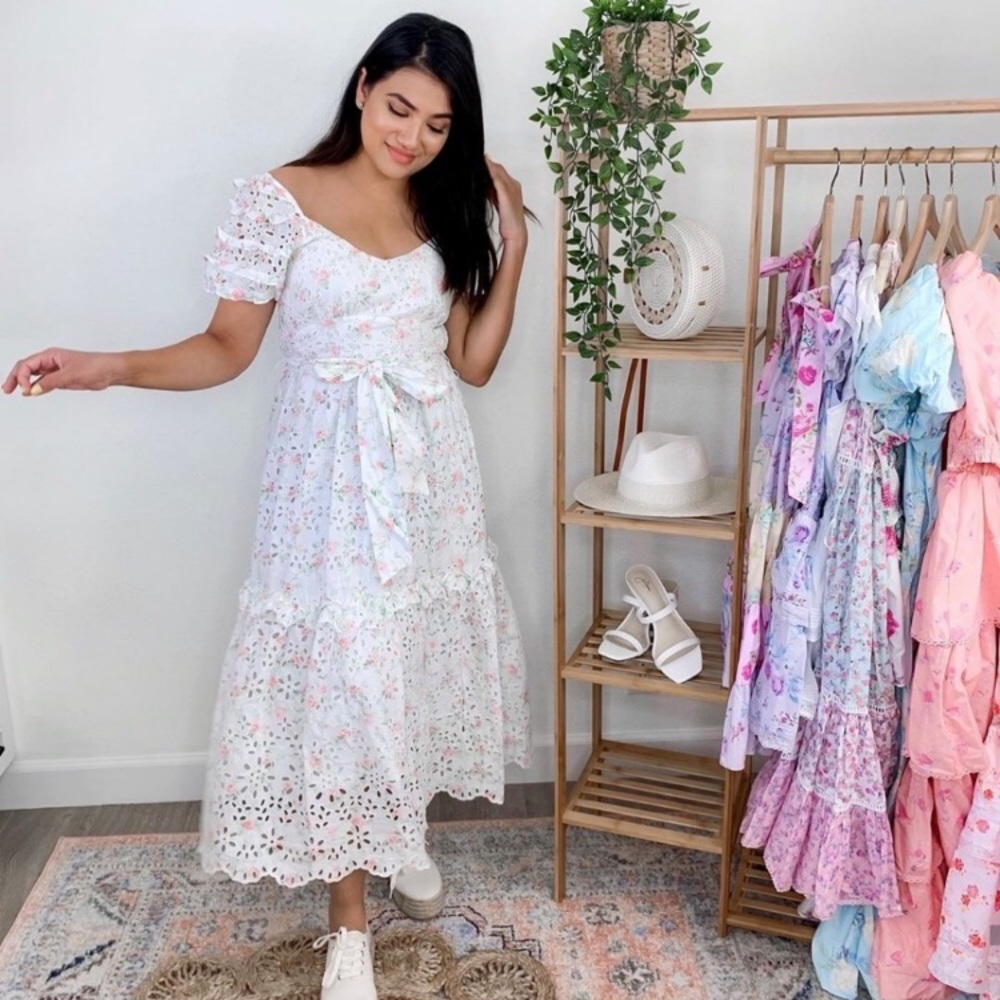 LoveShackFancy Target Clementine Eyelet Dress 22w
